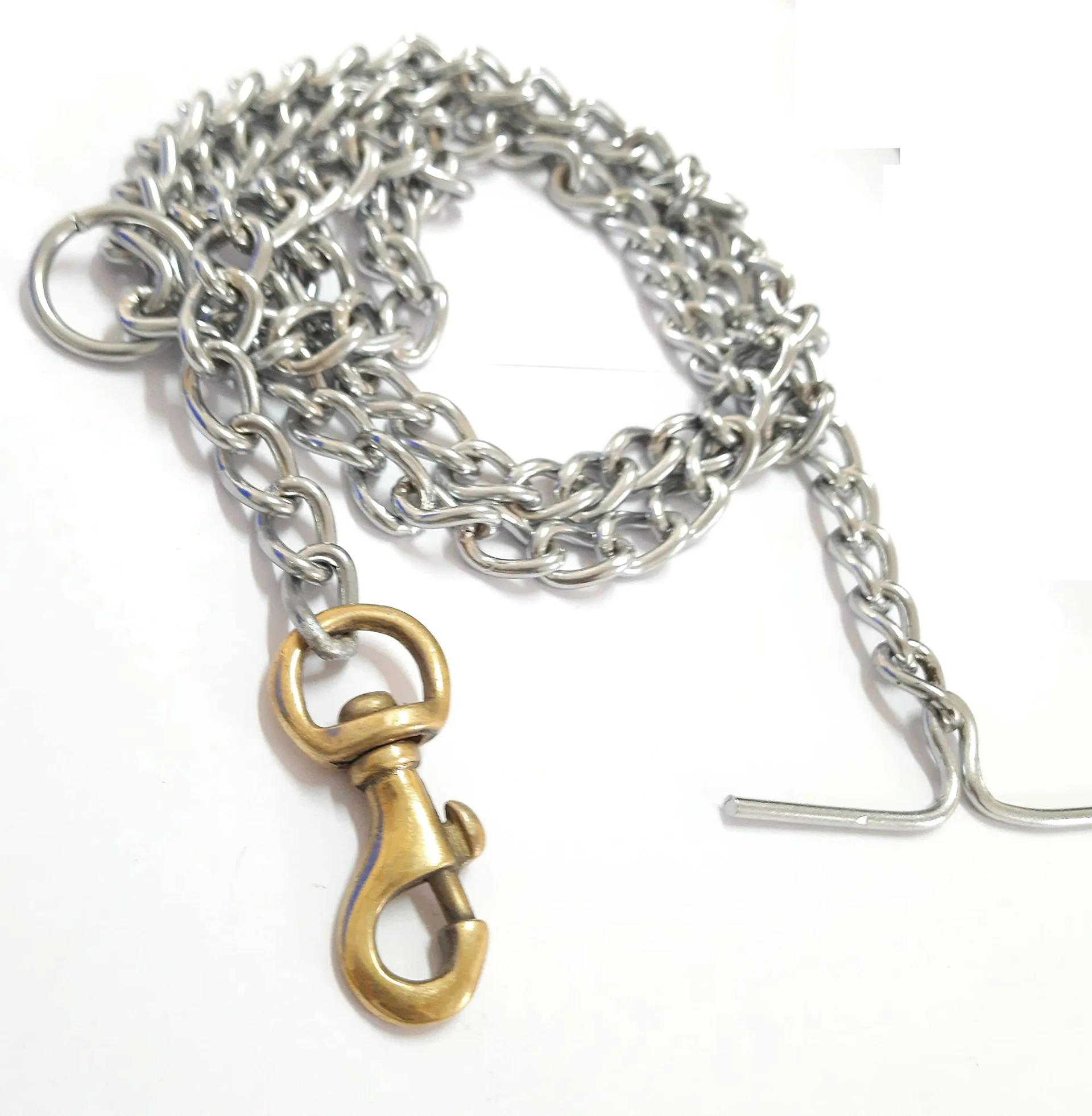 Grinded Chain with Brass Hook