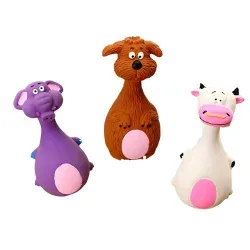Imported Latex Squeaky Animal Toy
