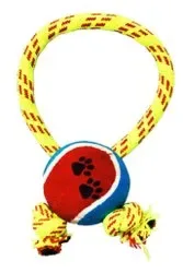 Polyester-Cotton Rope with Ball Toy