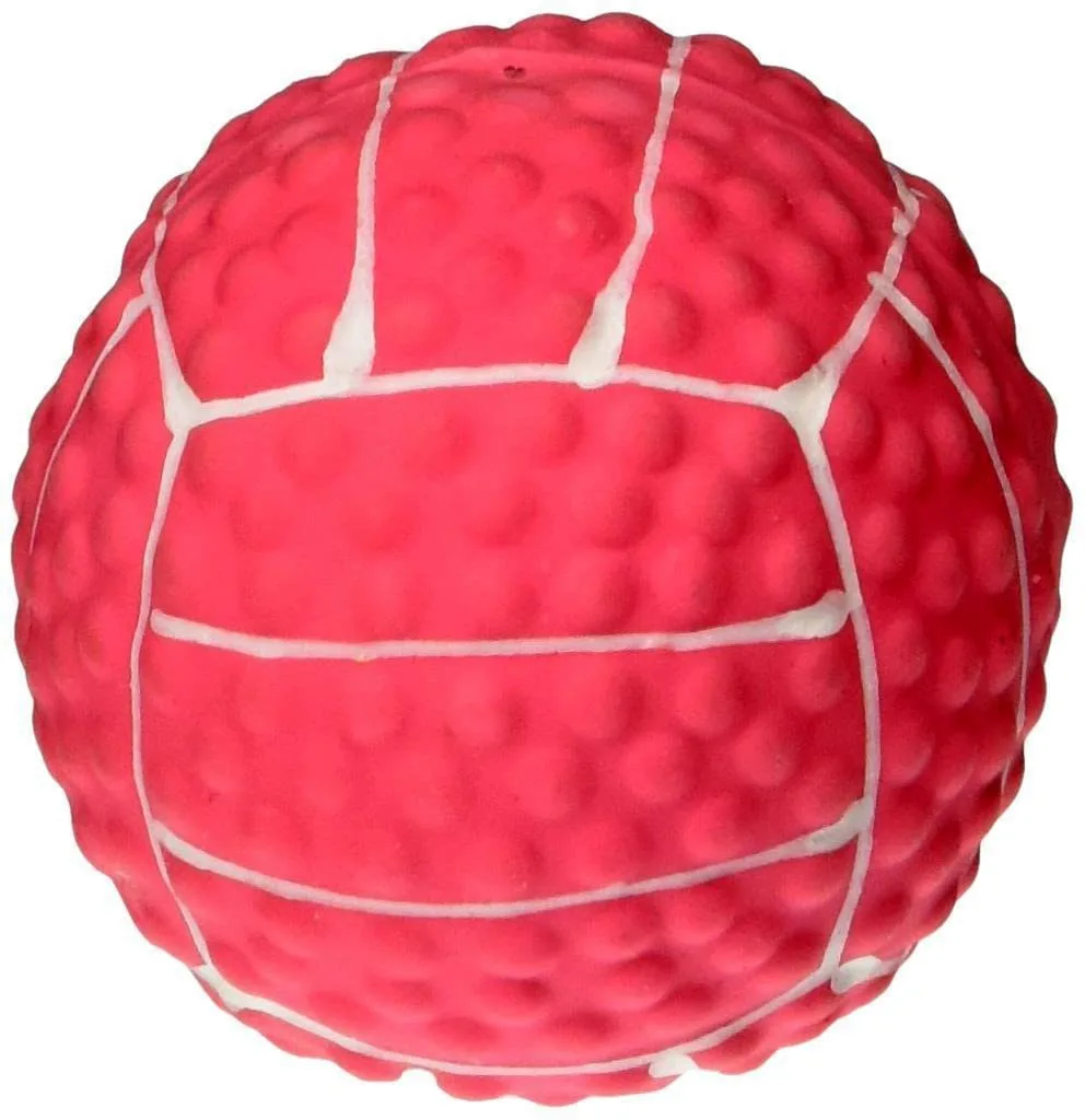 Imported Latex Squeaky Football Toy