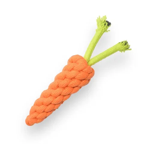Polyester-Cotton Rope Carrot Toy