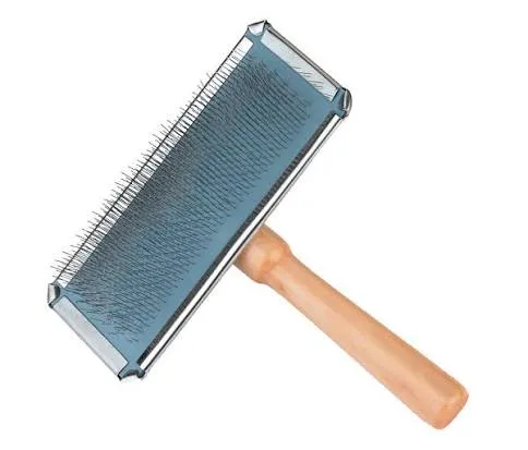 Imported Wooden Handle Slicker Brush
