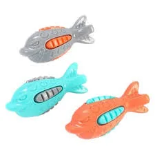 Imported TPR Squeaky Shark Fish Toy