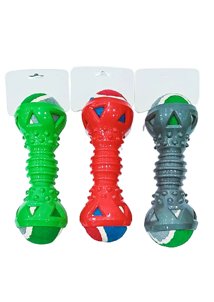 Imported TPR Dumble with Removeable Ball Toy
