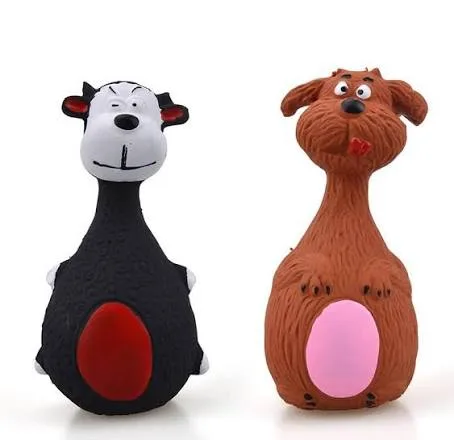 Imported Latex Squeaky Animal Toy