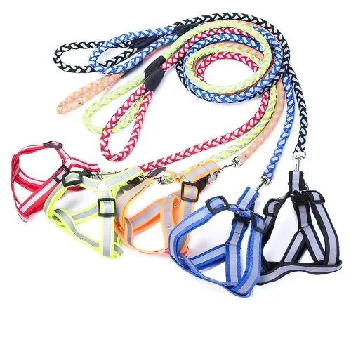 Polypropylene Reflecting Harness with Leash